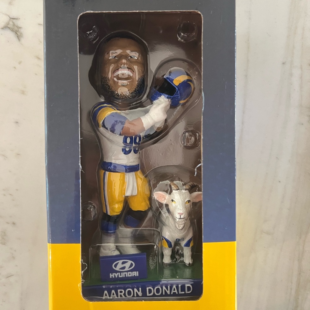 Los Angeles LA Rams 2025 Aaron Donald Goat Bobblehead 11/23/25 SGA